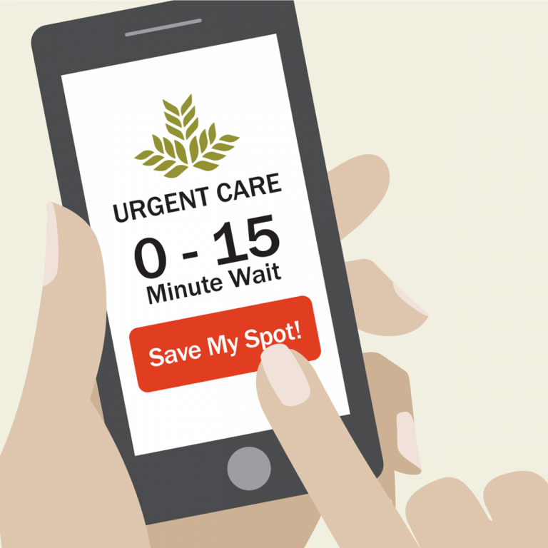 See Urgent Care wait times and save your spot in line on NGPG website
