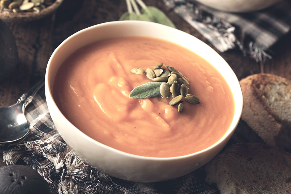 Squash Soup Stock Image