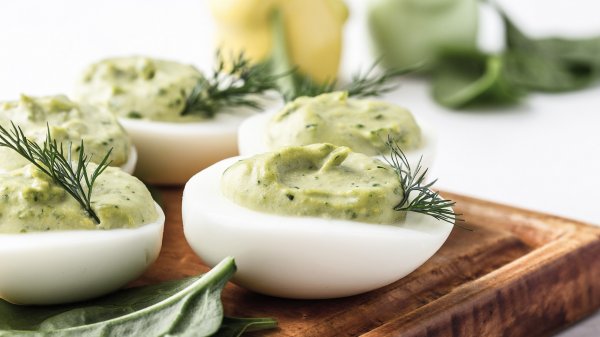 eart Healthy Avocado Deviled Eggs Recipe