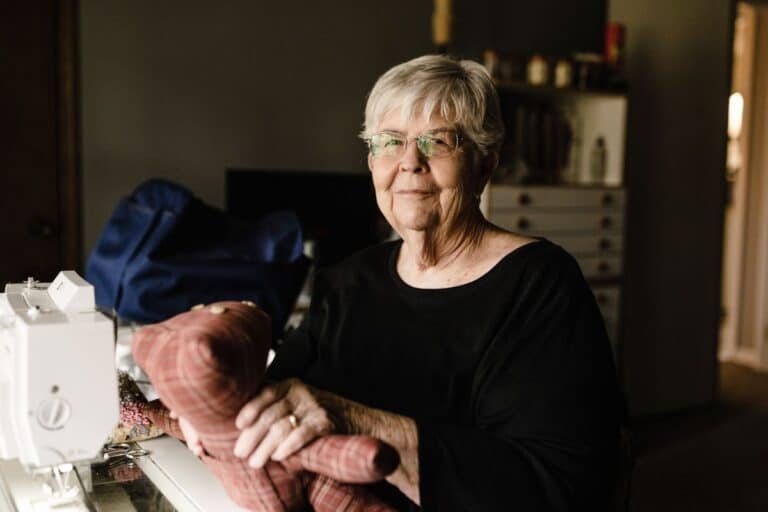 Volunteering, stitch by stitch