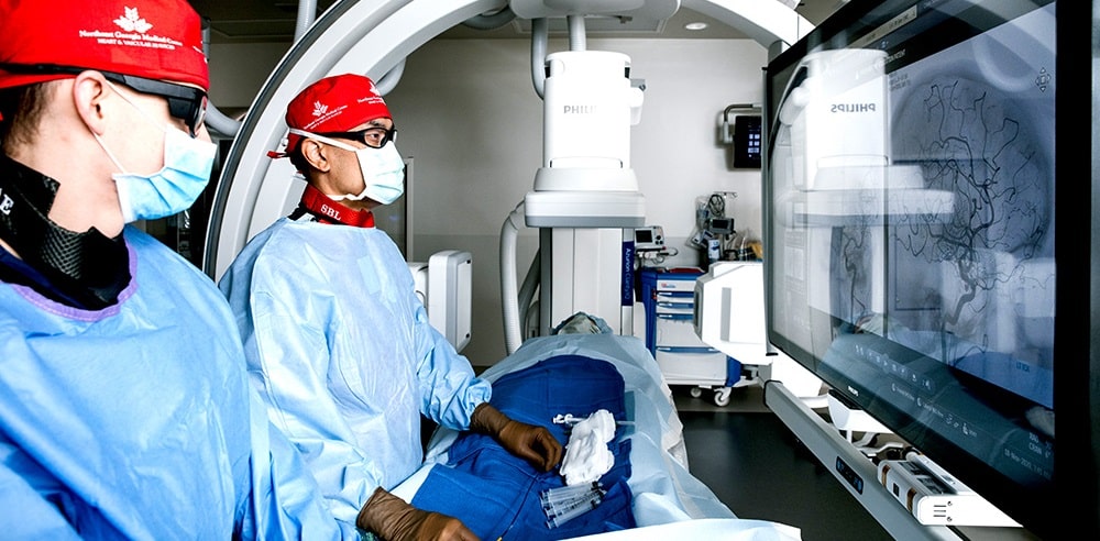 neurointerventional lab at NGMC Gainesville