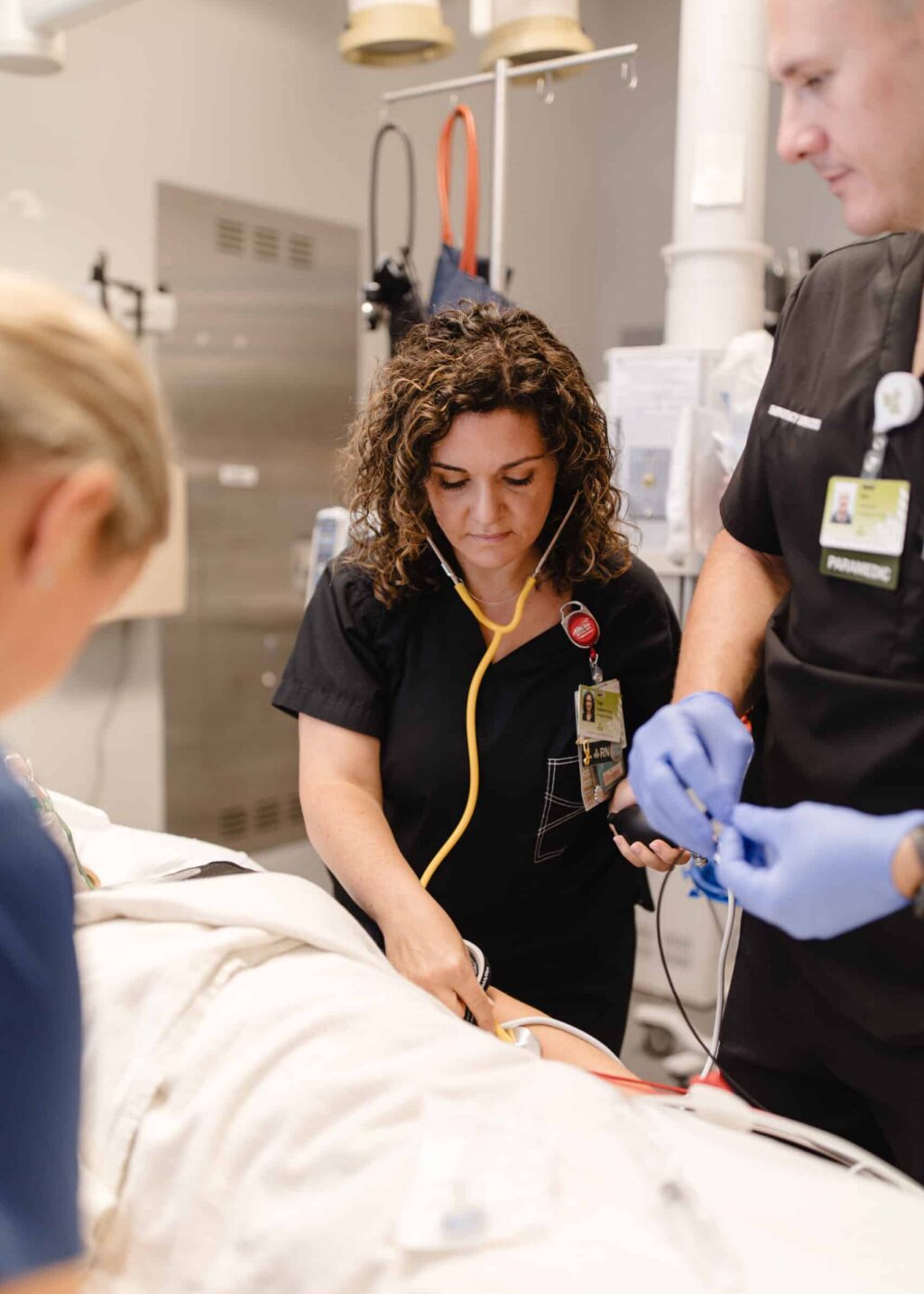 Nurse in a clinical setting