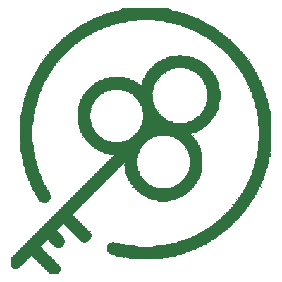 Key in circle icon