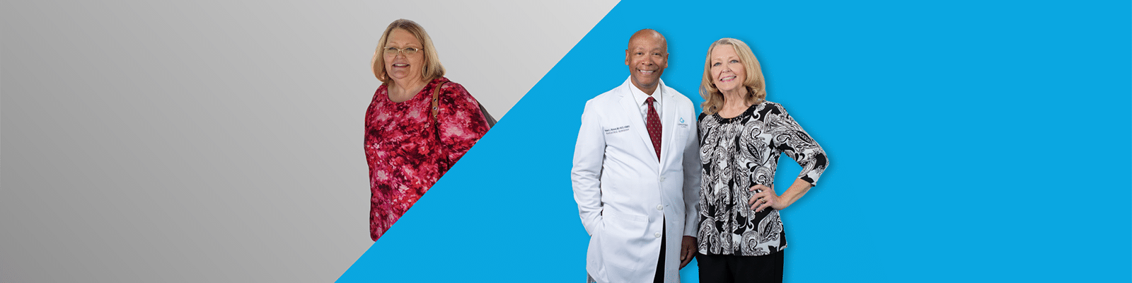 Before and After photo of Connie, a Longstreet Clinic Bariatric patient
